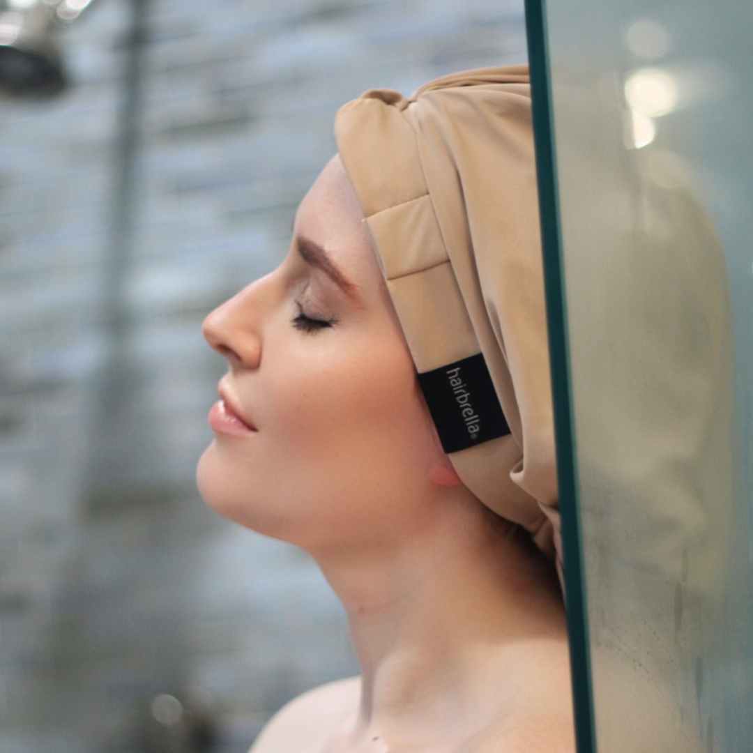 Hairbrella Satin-Lined Waterproof, Adjustable Shower Cap