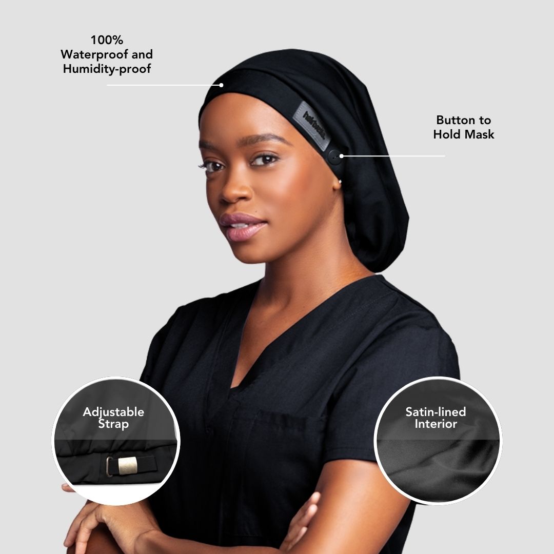 Hairbrella Scrub Cap, Satin-Lined - Bundle (2)