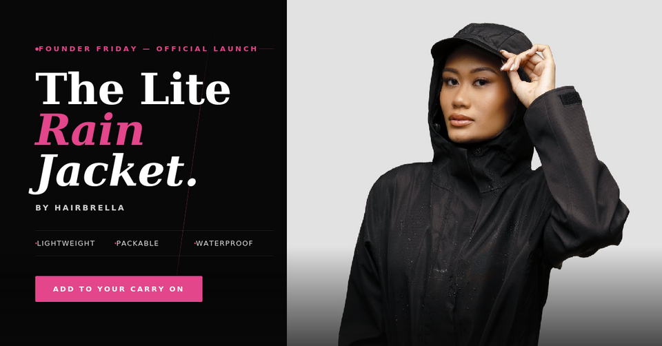 Founder Friday: Lite Rain Jacket