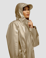 Warm & Weatherproof Gift Set: Satin-Lined Rain Jacket & Winter Hairbrella