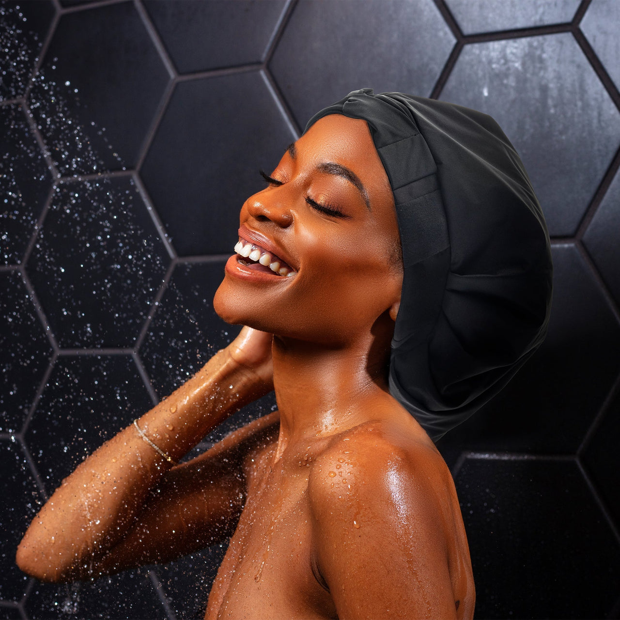 Mini + Me Shower Cap Set