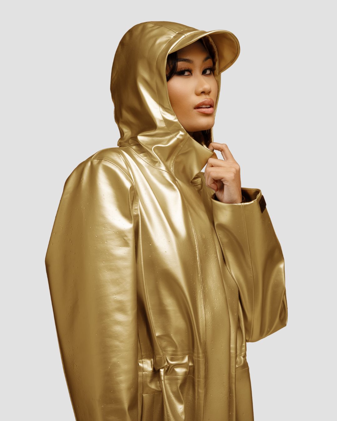 Hairbrella Satin-Lined, Waterproof Rain Jacket