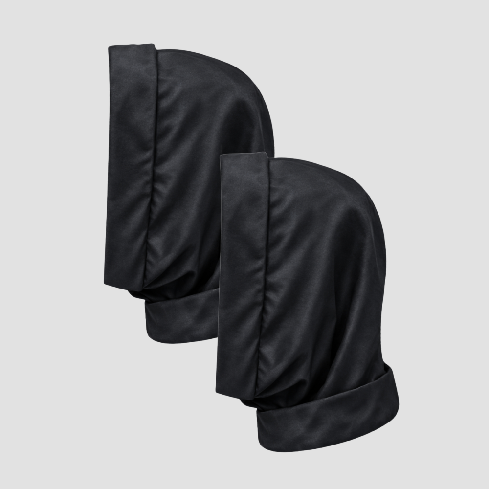 Hairbrella Satin-Lined, Waterproof, Packable Lite Rain Scarf - Bundle(2)