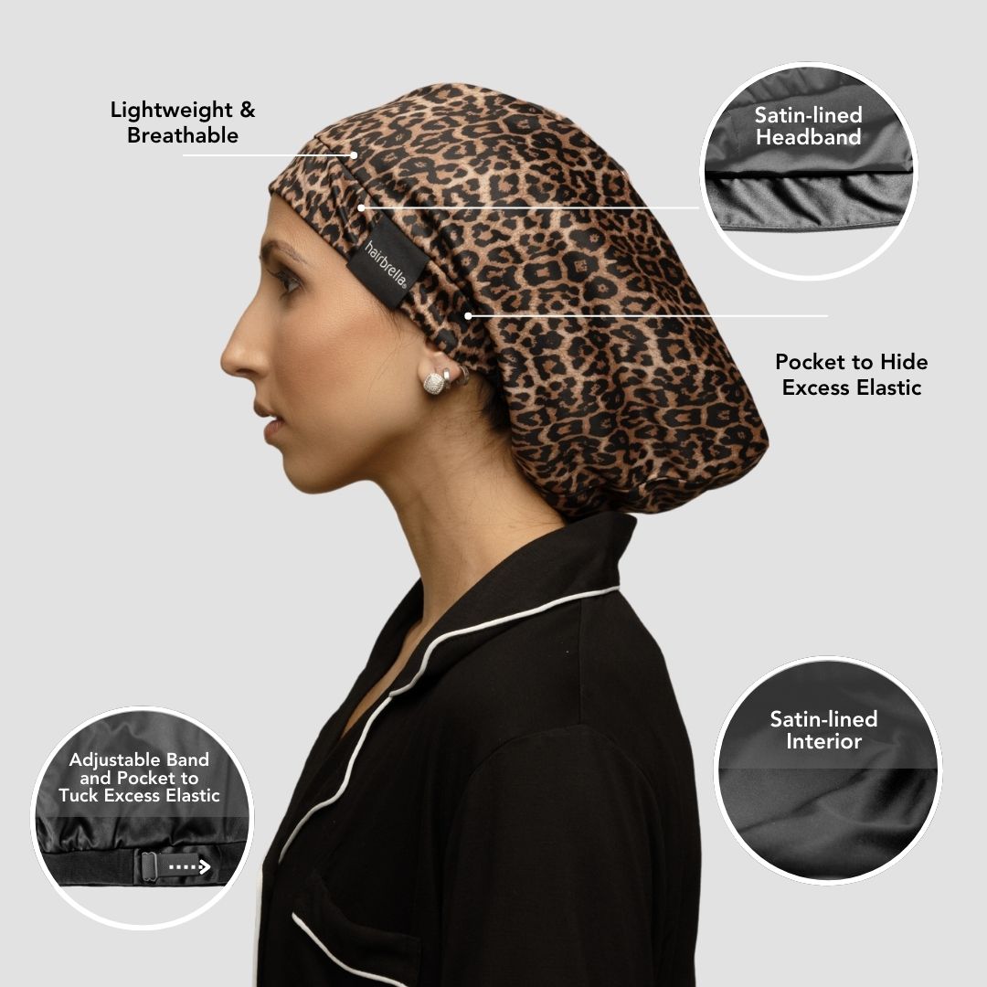 Hairbrella Satin-Lined Sleep Cap