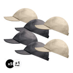 Hairbrella Satin-Lined, Waterproof Baseball Cap Gifting Bundle (Buy 5, Get 1 Free)