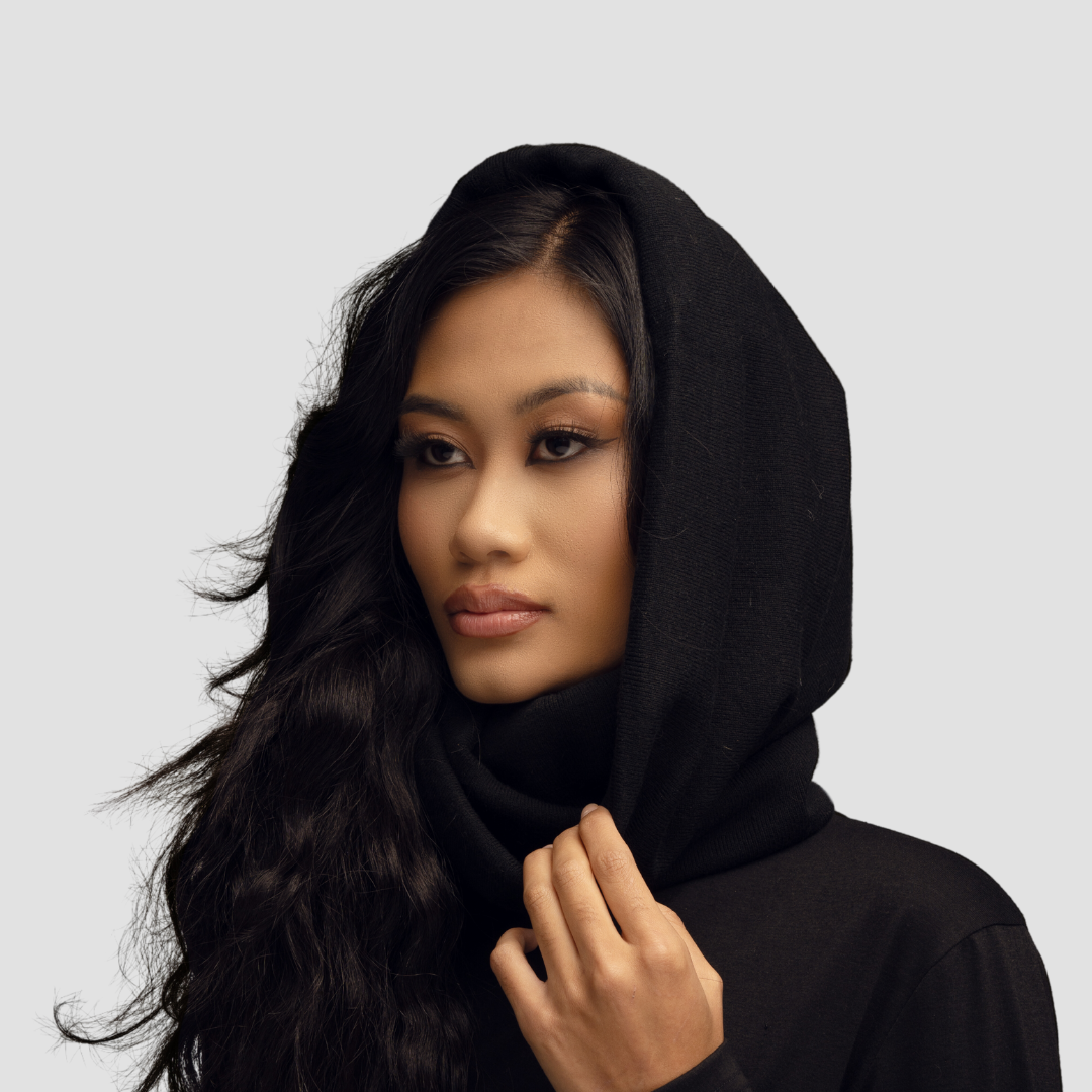 Hairbrella Satin Lined, Waterproof Infinity Rain Scarf
