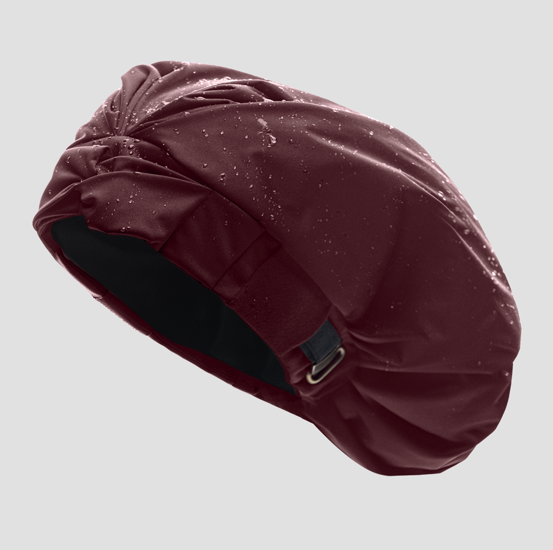 Hairbrella Satin-Lined Waterproof, Adjustable Shower Cap Men