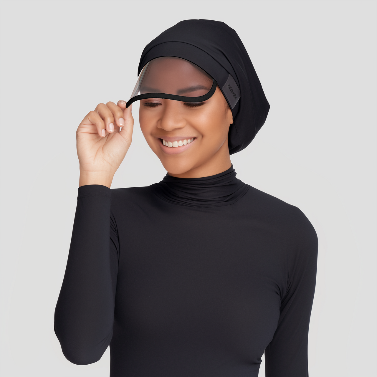 Hairbrella Satin-Lined, Waterproof Rain Hat