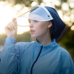 Hairbrella Pro Rain Hat with Face Shield + Scrub Cap- Bundle (2)